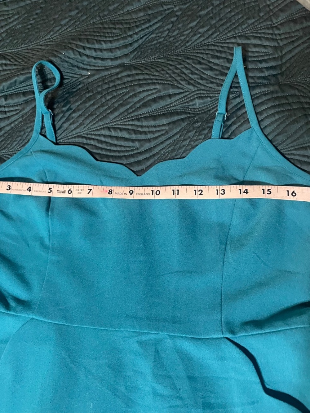 Market & Spruce Stitch Fix Teal Dress L - Picture 6 of 8